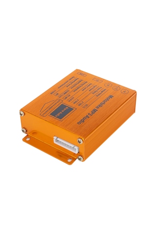 Symbee Motosiklet Mp3 Çalar Fm Radyo + Güvenlik Alarm Sistemi Kablosuz Kumanda Siyah 12v