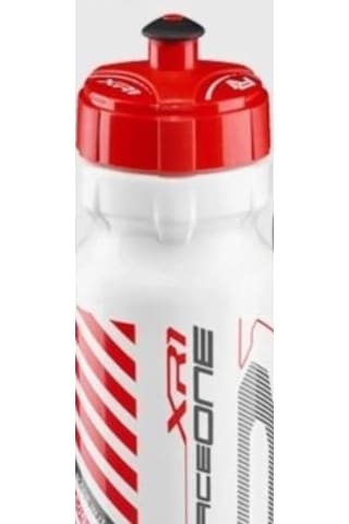 Raceone XR1 Plastik Kokusu Yapmayan Bisiklet Matarası 600 ML Beyaz Kırmızı