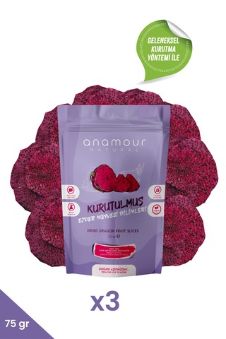 Anamour Natural Ejder Meyvesi Kurusu 3 x 75 G