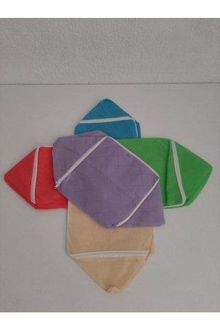 Mef Collection Çorap Hurcu 5'li Çok Renkli