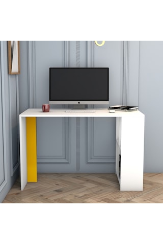 Variant Variant Lima Çalışma Masası - Beyaz / Sarı