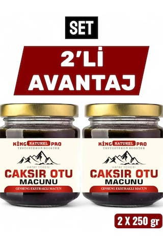 Pro King 2 X 240 Gr Pro Naturel Çakşır Otu Macunu Ballı Polenli