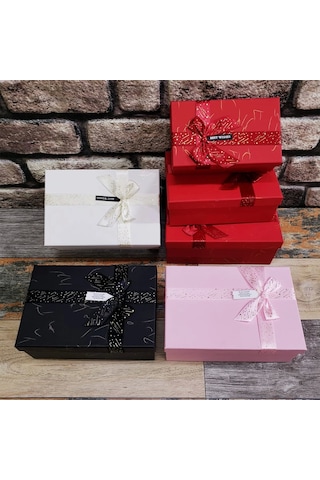 3&039lü Dikdörtgen Hediye Kutusu Asorti