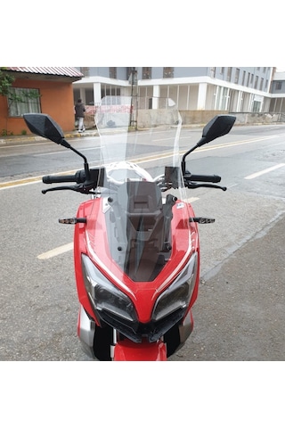 Motocam Rks Reale 125 Ön Cam 2023-2026 Model 75cm Şeffaf Renkli 4mm Uzun