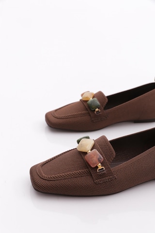 Dgn Pm386-k4003 Kadin Babet Kahve Triko