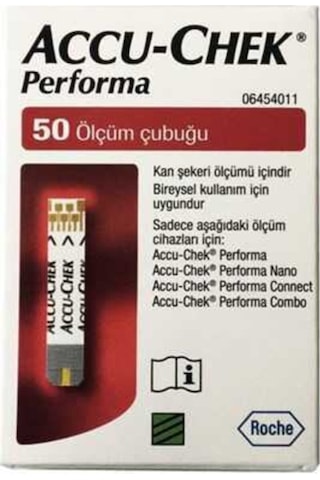 Accu-Chek Performa Nano Strip Şeker Ölçüm Çubuğu 50'li