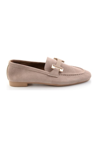 Bambi Toprak Kadın Loafer Ayakkabı K01688012272 Toprak
