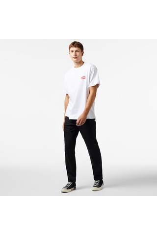 Leo Spray Paint Unisex Beyaz T-shirt
