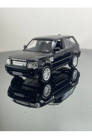 Land Rover 1:32 Ölçek Metal Çek Bırak Model Araba 12 Cm - Siyah