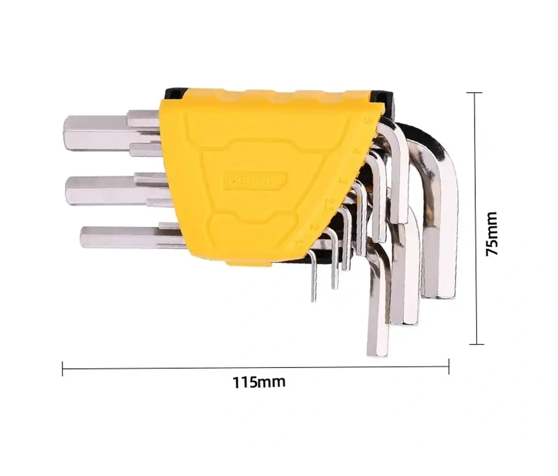 Delitools 1,5-10mm Cr-v Altıgen Anahtar Seti 34303413