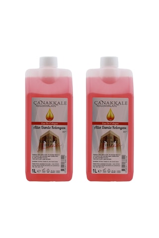 Çanakkale Kolonyaları Korumalı Kapak Altın Damla Kolonyası Bidon Yeni Model 2 x 1 L