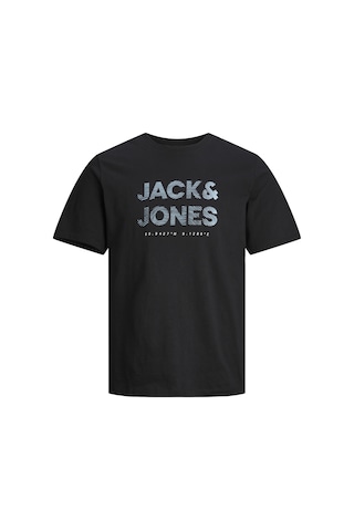Jack & Jones Klasik Logo Baskılı Tişört Year 12249665 Siyah