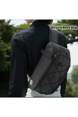 Willowhaven Durable Cycling Bag 7l Gray Polyester Bisiklet Bagaj Çantası Dayanıklı Outdoor Ergonomik Çok Bölmeli Haki