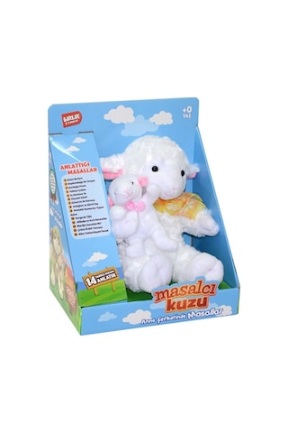Türkçe Masalcı Anne - Kuzu Peluş Oyuncak