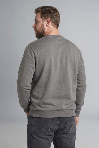 Defacto Boxy Fıt Bisiklet Yaka Pike Sweatshirt H1001ax26spgr206 Gri-gr206