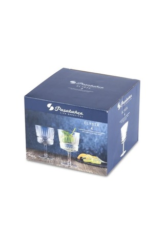 Paşabahçe 440455 Elysia 4'lü Ayaklı Kokteyl Bardak