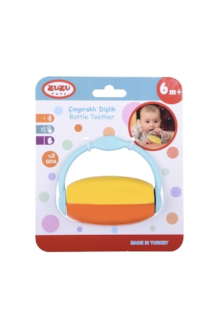 Zuzu Toys Renkli Çıngıraklı Dişlik Çok Renkli