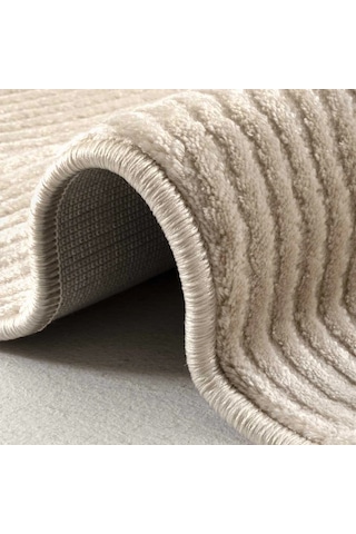 Hoom Rugs Akik 8613 Bej Modern Makine Halısı Bej