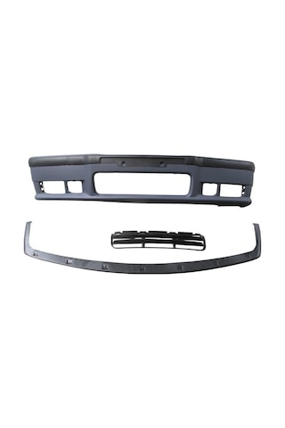 Bmw 3 Serı E36 91/98 Ön Tampon Astarlı Spoilerli/bandlı/panjurlu Mtech/m3 3 Çıtalı Izgara