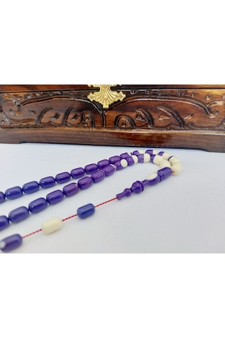 Soma Tesbih Ahmet Özdemir İmzalı Eski Bilardo Topu 4no Katalin Malzeme Tesbih