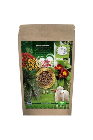 Woolpell Organik Koyun Yünü Gübresi 1 Kg