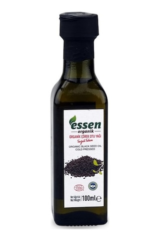 Essen Organik Çörekotu Yağı Soğuk Sıkım 100 ML Essen Organik Çörekotu Yağı Soğuk Sıkım 100 ML