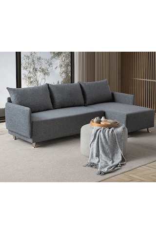 Mondy Köşe Koltuk Takımı Gri Antrasit