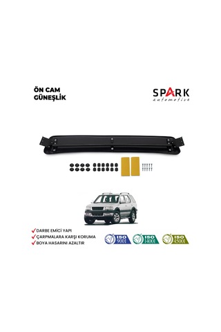Opel Frontera 1998-2004 Yıl Aralığı Uyumlu Ön Cam Güneşliği