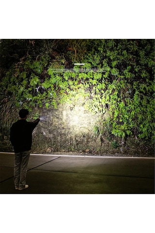 Shineyee 5 Modlu Ultra Parlak Mini El Feneri, Şapka Lambası, 1300 Lümen, Usb Şarj, Taşınabilir Ve Dayanıklı Outdoor Aydınlatma Siyah