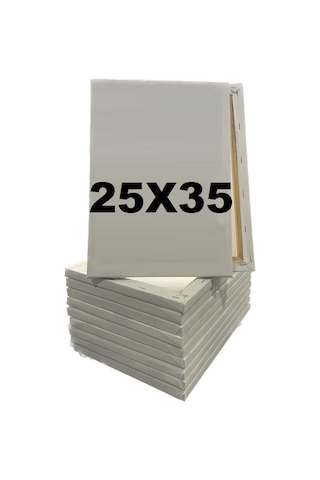 Moranka 4'lü 25X35 Tuval Çift Astarlı Arkadan Zımbalı Tuval