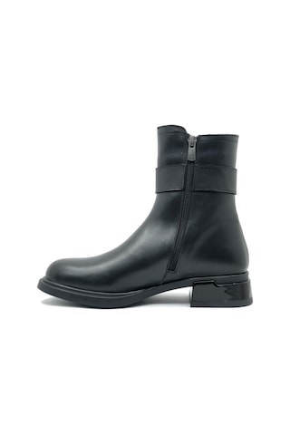 Greyder 59129 Zn Urban Chıc Deri Kadın Bot Siyah