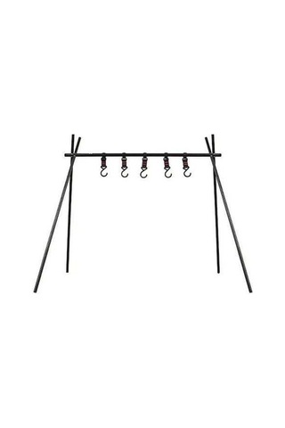 Dancemonkey Shinetrip A014-h0s Alüminyum Üçgen Piknik Tencere Askı Sistemi Altın