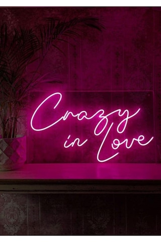 Crazy In Neon Led Işık Gece Lambası Renkli