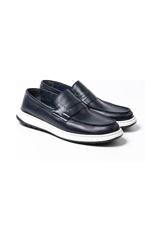 Navy Safari Oxford Klasik Erkek Diğer Ka-26y-e15304 John May Mars Shoe Mavi