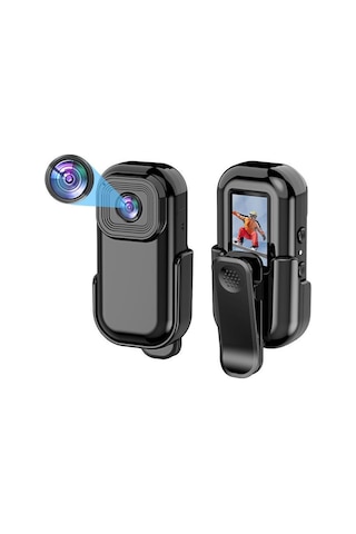 Torima Cmr-27 Siyah 1080p Hd Kayıt, 140 Geniş Açı, Klips Tasarımlı Giyilebilir Aksiyon Kamerası