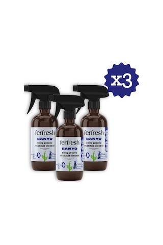 Ferfresh Banyo Kireç Çözücü Temizlik Sirkesi 3 x 450 ML