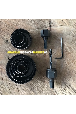 Baytec 11Parça Panç Buat Seti Ahşap Delici Set Alçipan Delme Seti