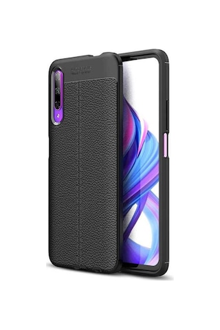 P Smart Pro 2019 Deri Desenli Kamera Korumali Silikon Kilif 564794197