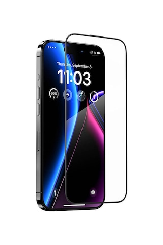 Apple iPhone 15 Pro Uyumlu Benks V Pro Sapphire Shield Ekran Koruyucu Kolay Uygulama Aparatlı