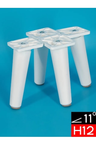 Brat'a Zoriny Eğimli Ahşap Mobilya Destekleri 334592265 Soğuk Beyaz