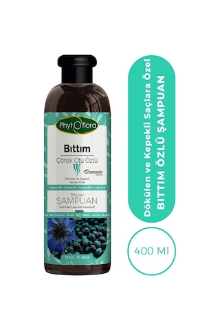Phytoflora Tuzsuz Bıttım Özlü Bitkisel Şampuan 400 ML