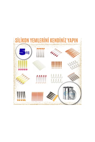 Silikon Balık Yemi Ham Maddesi 10 Shore 5kg