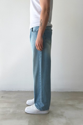 Flaw Eskitme Model Regular Jean-29103 Buz Mavi