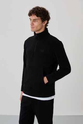 Tommy Life Carol Siyah Polar Erkek Eşofman Takım - 85226 Siyah
