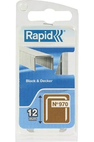 Zımba Teli Tip 970, 12 Mm Zımba, 672 Adet, Düz Tel Kıskaç, & Decker El Ve Elektrikli Zımba İçin