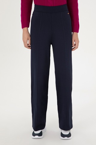 U.S. Polo Assn. Kadın Lacivert Loose Fit Triko Pantolon 50293068-VR033