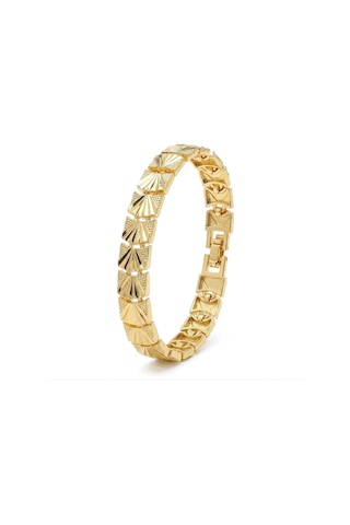 Moncuk Design Solara 24k Gold Kaplama 8 Mm Kadın Bileklik 3351kbv5d10 Sarı