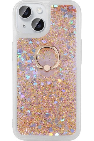 Apple Uyumlu iPhone 15 Plus Zore Milce Kılıf-gold Gold Gold