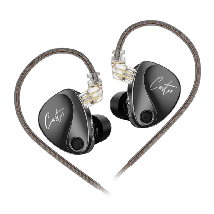 Kz Castor Bass Version Siyah Mikrofonsuz 3.5mm In Ear Monitör Hifi Iem Kulak İçi Kulaklık Kz-castorbass-nomıc-bk