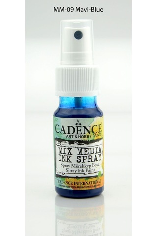 Cadence Mix Media Ink Sprey Mürekkep Boyası 25Ml - Mm09 Mavi